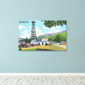 インディアンヘッドおよびインディアンヘッドタワービュー キャンバスプリント (インサイチュ (ウッドフロア))