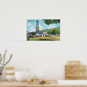 インディアンヘッドおよびインディアンヘッドタワービュー ポスター (キッチン)