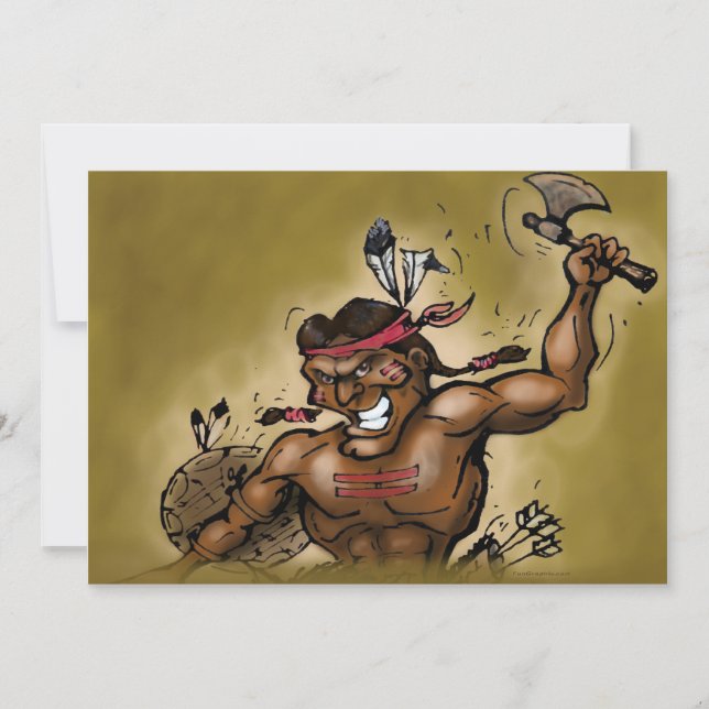 インディアンヘッドカード (正面)