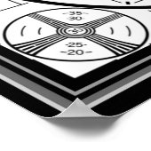 インディアンヘッドテストパターン16 x 20 ポスター (角)