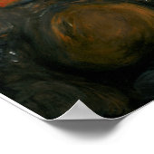 インディアンヘッド金ゴールド$5ハーフイーグル油オンgesso ポスター (角)