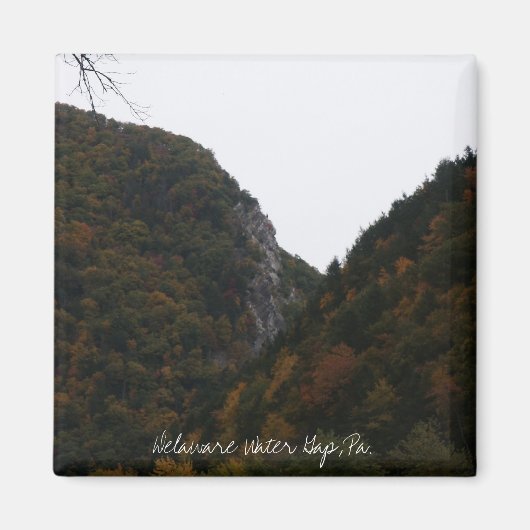 インディアンヘッド、デラウェアのウォータギャップ、Pa. マグネット (正面)