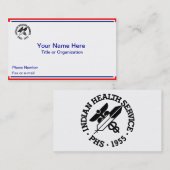 インディアンヘルスサービス名刺 名刺 (正面/裏面)