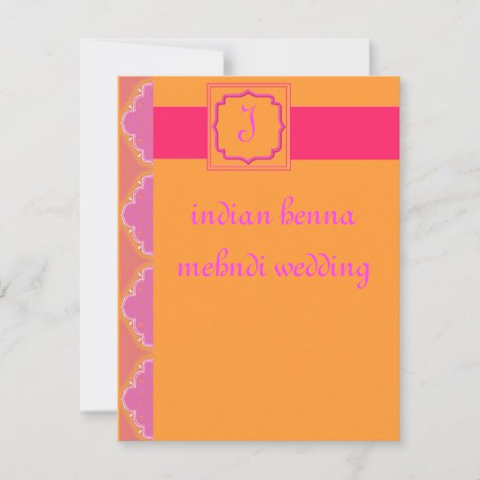 インディアンヘンナメンディ結婚ーズ (正面)