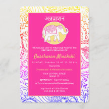 インディアンベビーファーストライスアナプラシャナセレモニー