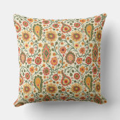 インディアンペイズリープリント クッション (裏面)