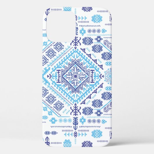 インディアンペイズリーラグ、民族曼荼羅のパターン。 Case-Mate iPhoneケース (裏面)