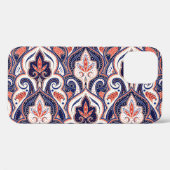 インディアンペイズリー:フローラMedalionシームレス。 Case-Mate iPhoneケース (裏面 (横))