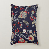 インディアンペイズリー、海軍の背伝統的景、. アクセントクッション (正面(垂直))