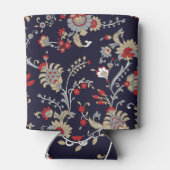 インディアンペイズリー、海軍の背伝統的景、. 缶クーラー (裏面)