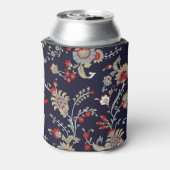 インディアンペイズリー、海軍の背伝統的景、. 缶クーラー (缶裏面)