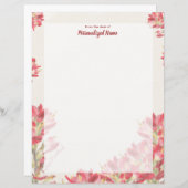 インディアンペイントブラシ消音無線紙シート (正面/裏面)