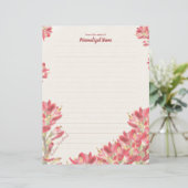 インディアンペイントブラシ裏打ち紙シート (スタンド正面)