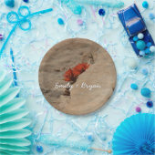 インディアンペイントブラシin岩アットジオン ペーパープレート (パーティー)