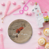 インディアンペイントブラシin岩アットジオン ペーパープレート (パーティー)