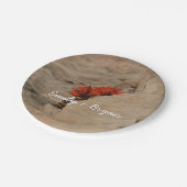 インディアンペイントブラシin岩アットジオン ペーパープレート (アングル)