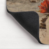 インディアンペイントブラシin岩アットジオン マウスパッド (コーナー)