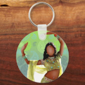 インディアンボリウッドガールキーチェーンII キーホルダー (正面)