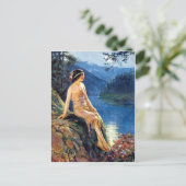 インディアンマイデンズ1920年代カレンダガールズハガキ ポストカード (スタンド正面)