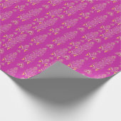 インディアンマンダラピンクピローデコール ラッピングペーパー (角)