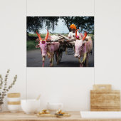 インディアンマンプリント、バリューポスター紙（マット） ポスター (キッチン)