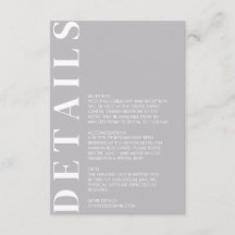 インディアンミディアムグレーのエンクロージャカード