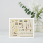 インディアンミュージカル楽器、プレート23 「織田」より ポストカード (スタンド正面)