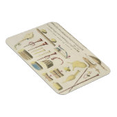 インディアンミュージカル楽器、プレート23 「織田」より マグネット (右側)