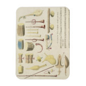 インディアンミュージカル楽器、プレート23 「織田」より マグネット (縦)