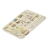 インディアンミュージカル楽器、プレート23 「織田」より マグネット (左側)