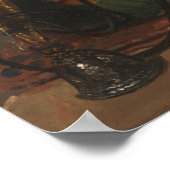 インディアンムスリムウィメンズ喫煙フーカ ポスター (角)