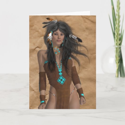 インディアンメイドすべての行事カード 招待状 (正面)