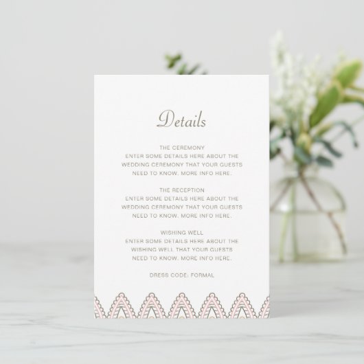 インディアンメエレガントンディ結婚ヒンドゥー教の詳細 エンクロージャーカード (スタンド正面)