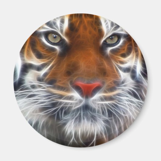 インディアンユングルズの主ベンガル王室のトラ マグネット (正面)