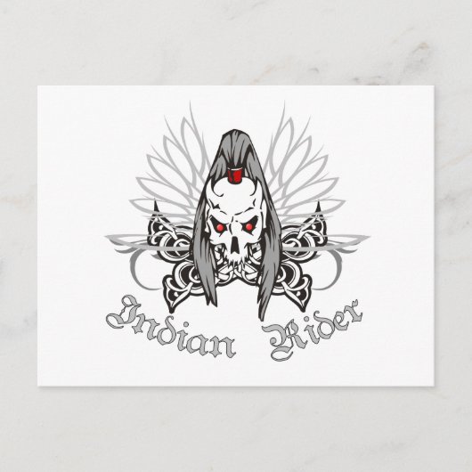 インディアンライダー ポストカード (正面)