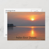 インディアンリバーインレット海ビューポストカード ポストカード (正面/裏面)