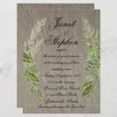 インディアンリバーフラット結婚式招待状 招待状 (正面/裏面)