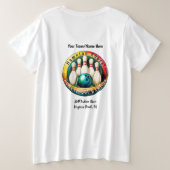 インディアンリバーBLACKレターウィメンズプラスサイズTシャツ プラスサイズTシャツ (デザイン裏面)