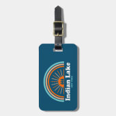 インディアンレイクニューヨーク虹 ラゲッジタグ (正面縦)
