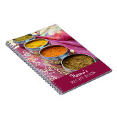 インディアンレストランスパイス&ピンクサリレシピ ノートブック (右側)