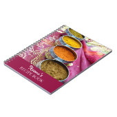 インディアンレストランスパイス&ピンクサリレシピ ノートブック (左側)