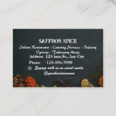 インディアンレストラン名刺 名刺 (裏面)