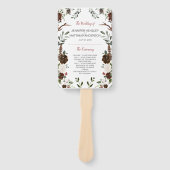 インディアンレッドフォレストグリーンボー素朴〔雄ジカの〕枝角 ハンドファン (正面)