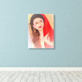 インディアンレディ絵画ズ キャンバスプリント (インサイチュ (ウッドフロア))