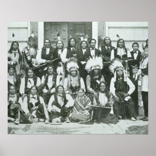 インディアンワシントンDのスークス首脳代表団 ポスター (正面)