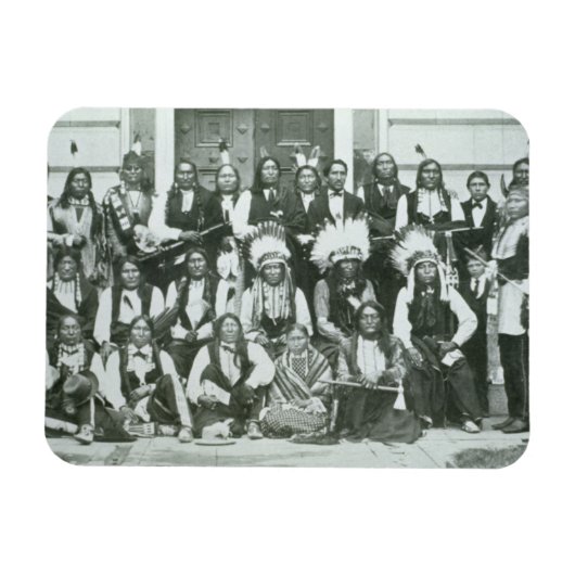 インディアンワシントンDのスークス首脳代表団 マグネット (横)