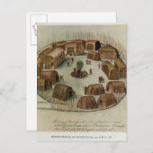 インディアンヴィレッジオブポメイオック ポストカード (正面/裏面)