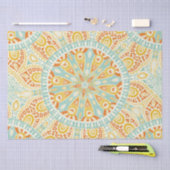 インディアン万華鏡のように千変万化するパターンアート 薄葉紙 (クラフト)