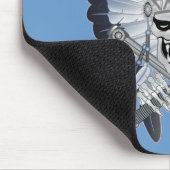 インディアン主任スカル マウスパッド (コーナー)