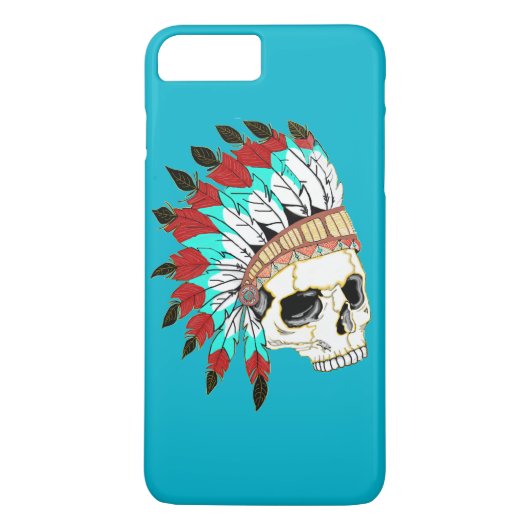 インディアン主任スカル Case-Mate iPhoneケース (裏面)